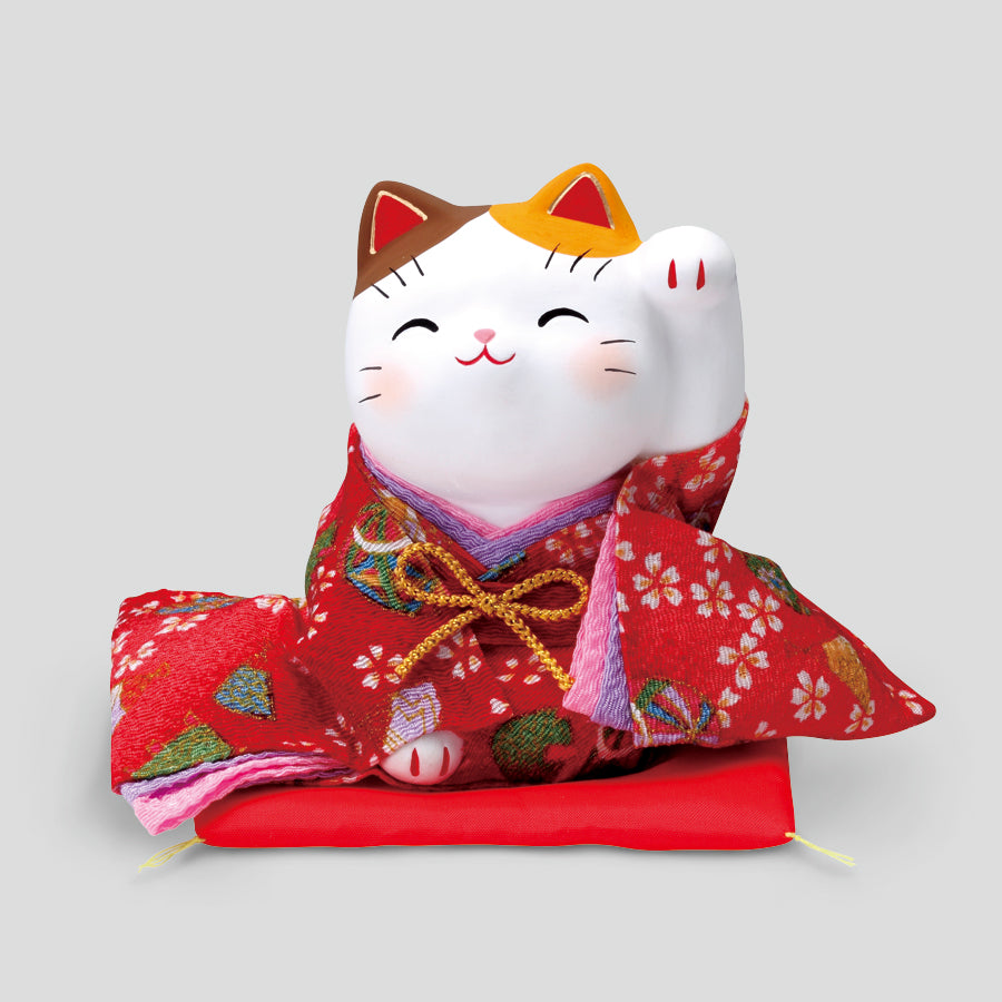 薬師窯/ちりめん招き猫 – 中外陶園オンラインストア