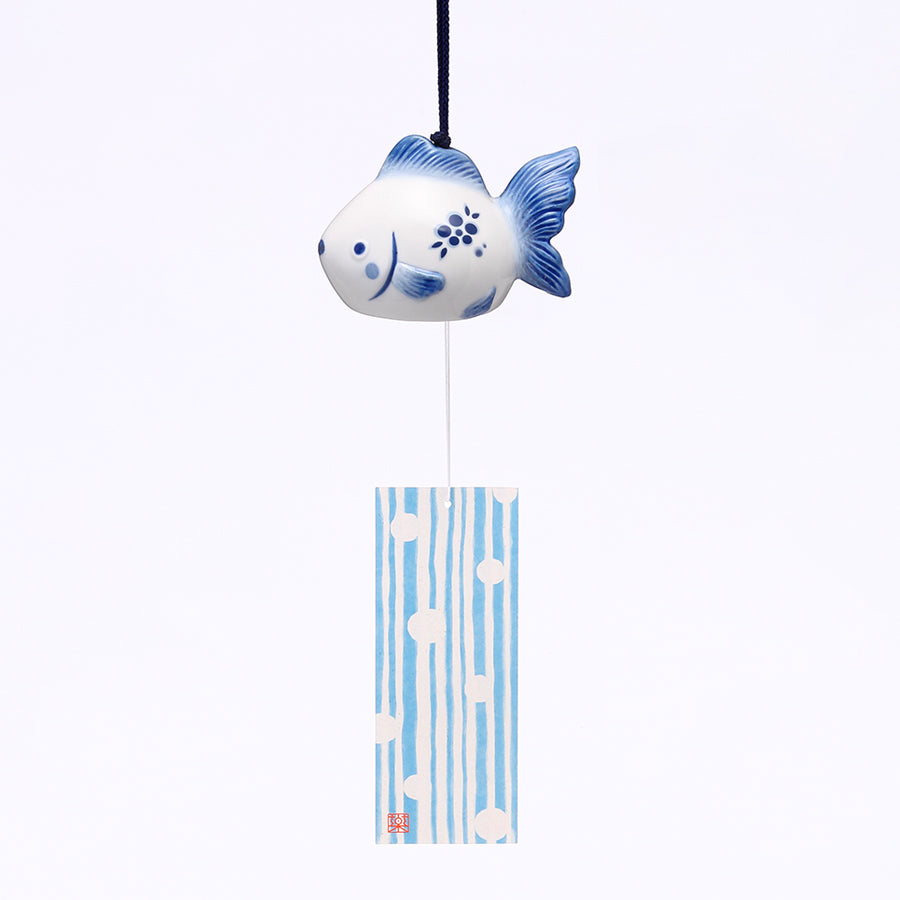 染付風鈴(金魚) – 中外陶園オンラインストア