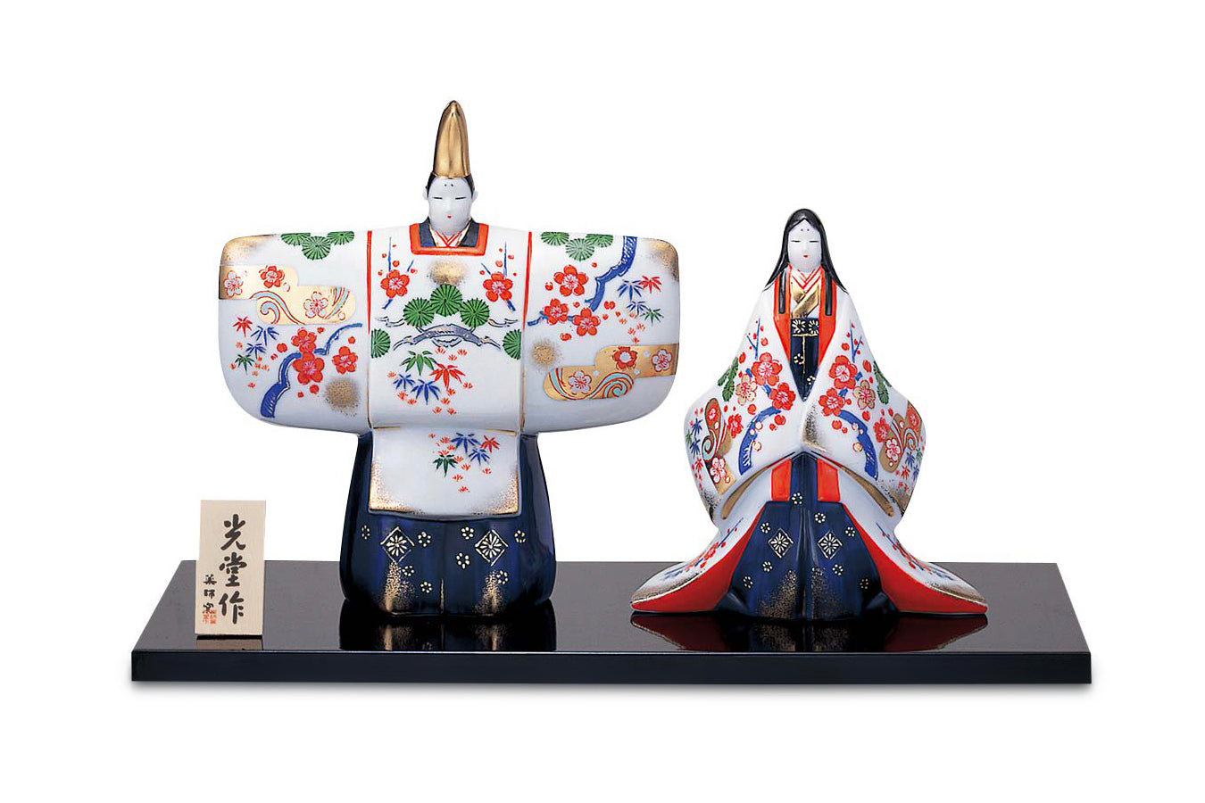 染錦立雛(金襴松竹梅) – 中外陶園オンラインストア