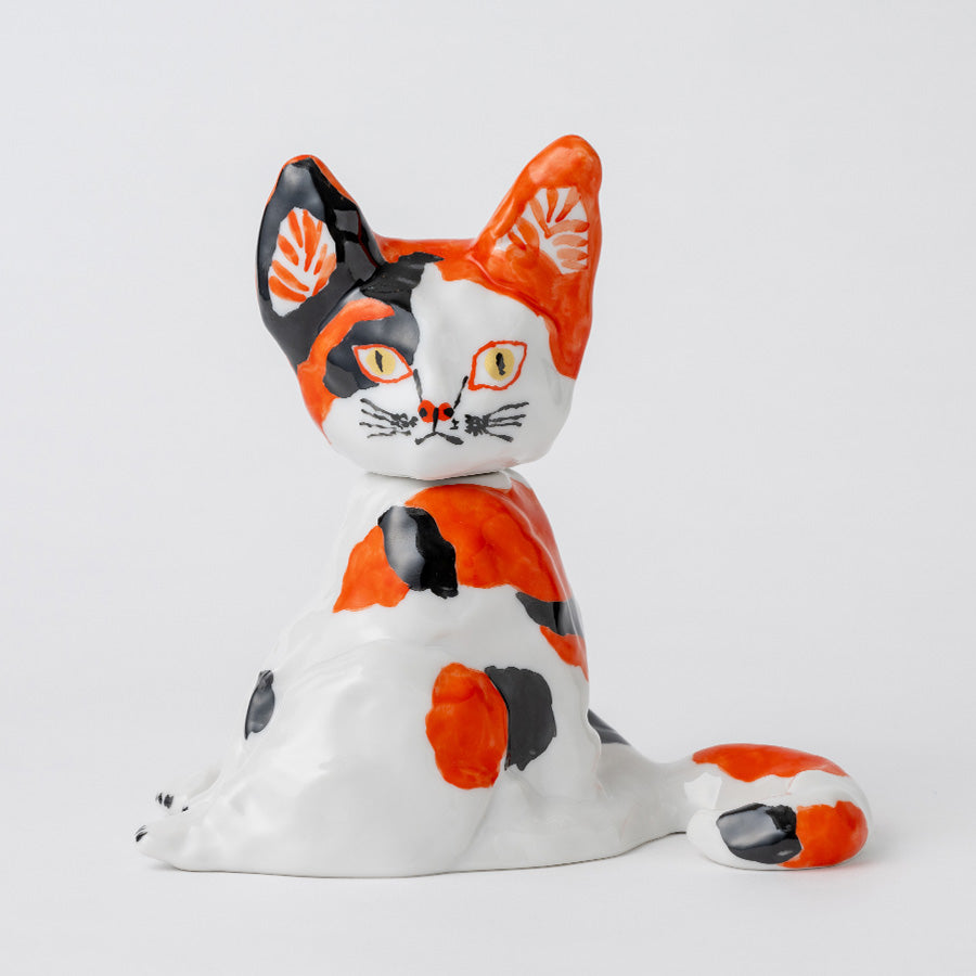 美品　ミロコマチコ　瀬戸焼タイル　「しろ3匹」(額入)本人直筆サイン入り 3_33dbc492-f61d-445a-9a5d-