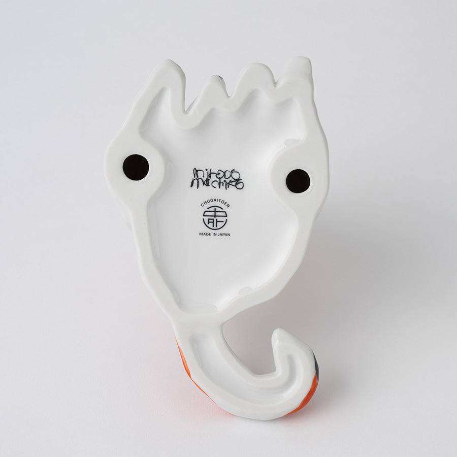 美品　ミロコマチコ　瀬戸焼タイル　「しろ3匹」(額入)本人直筆サイン入り 3_33dbc492-f61d-445a-9a5d-