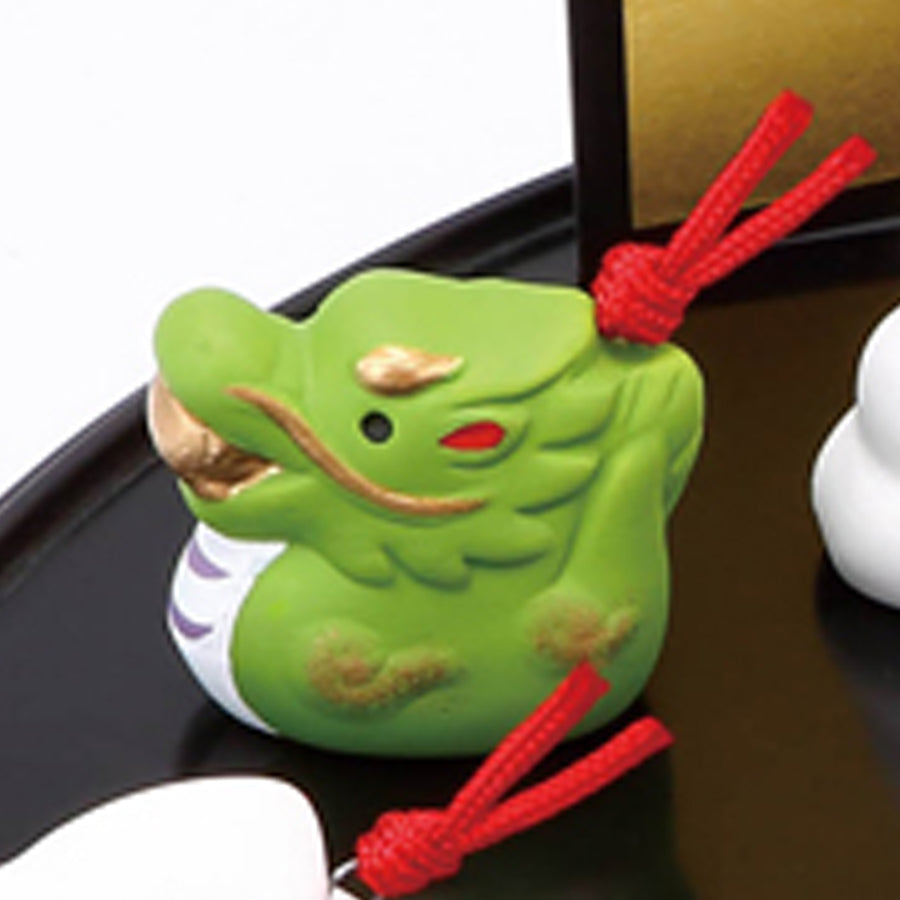 №93 錦彩招福寿々十二支飾り(土鈴)※単品 辰(たつ) – 中外陶園