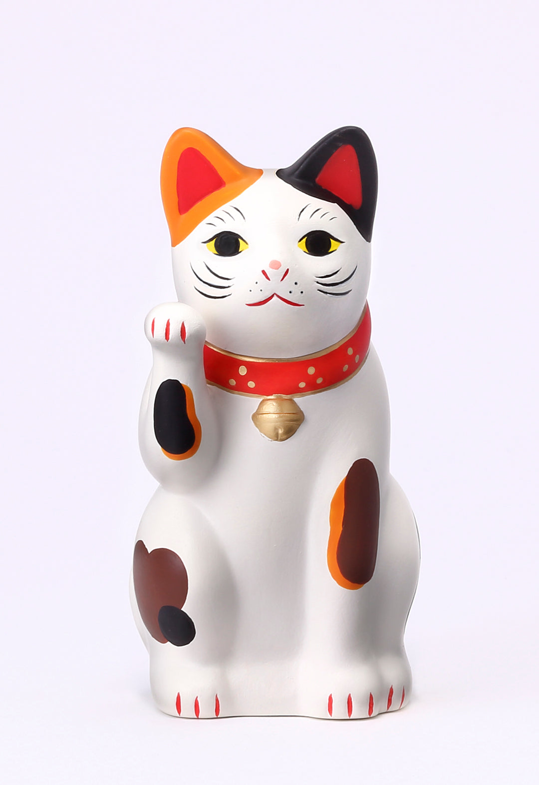 中外陶園 瀬戸まねき猫 ミケ 三毛猫 招き猫 陶器 置物 ミケ/右手3号/9.5cm – 中外陶園オンラインストア