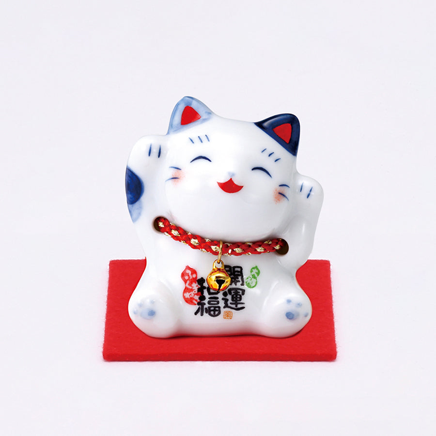 染錦ふくまねき猫(鈴付) – 中外陶園オンラインストア