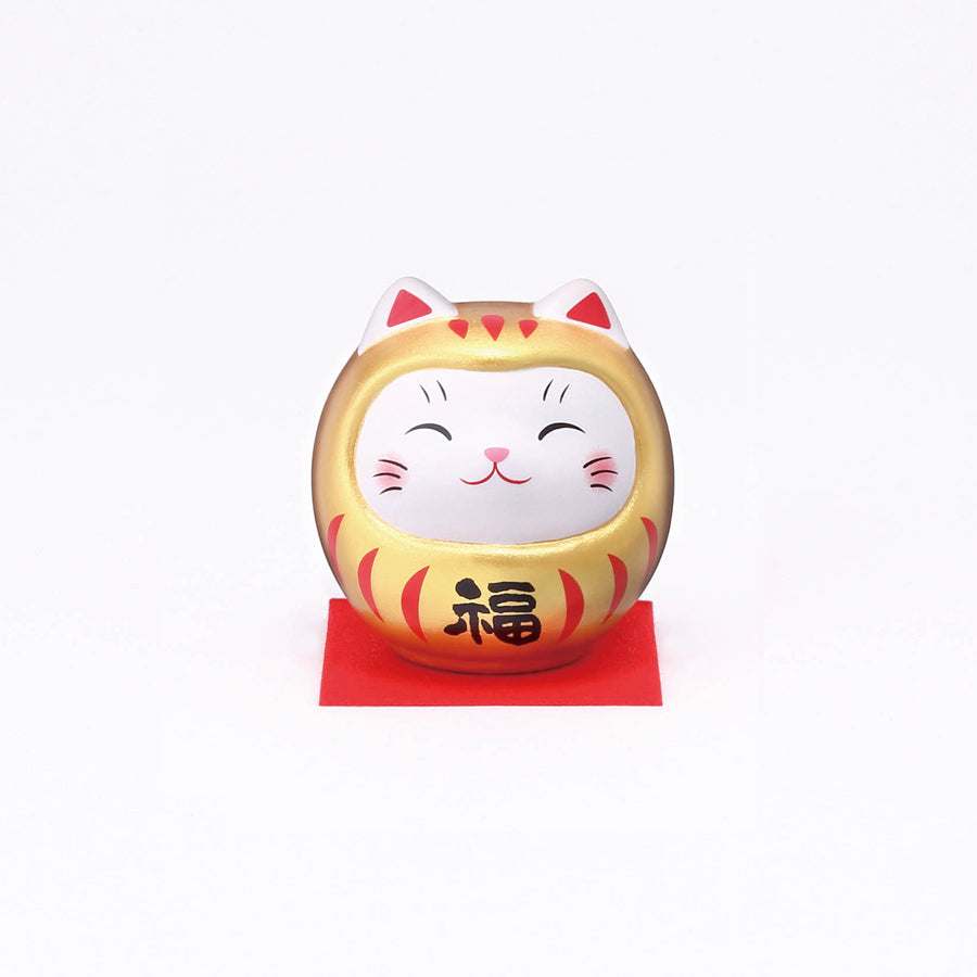 猫だるま(金福・小) – 中外陶園オンラインストア