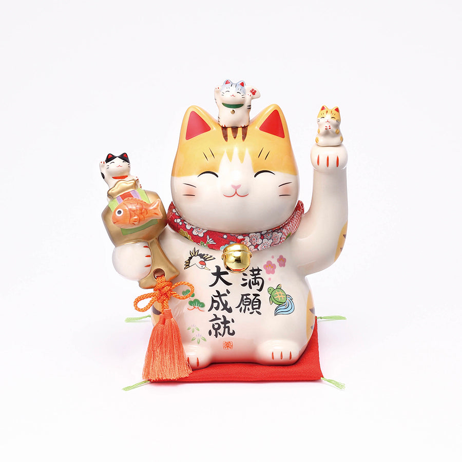 満願大成就招き猫(6号) – 中外陶園オンラインストア