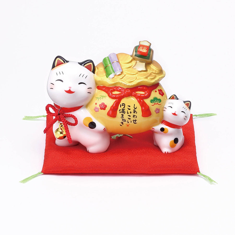 円満まねき猫(親子) – 中外陶園オンラインストア