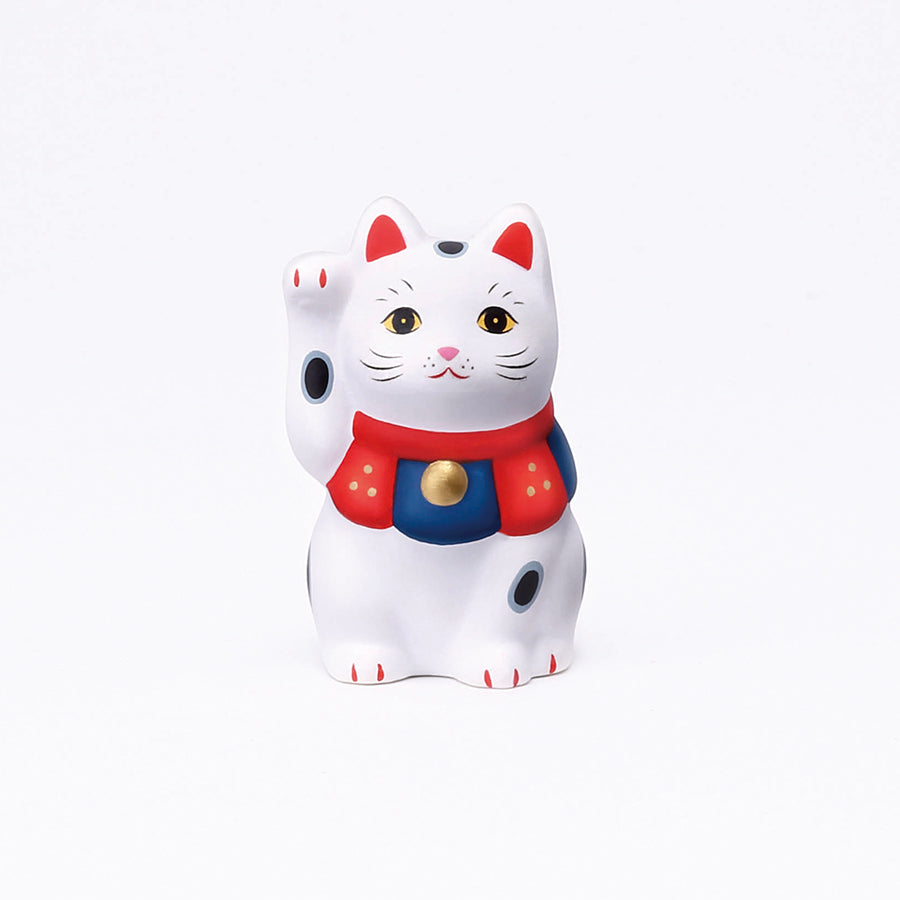 福づくし招き猫(白・特小) 3ヶ入 – 中外陶園オンラインストア