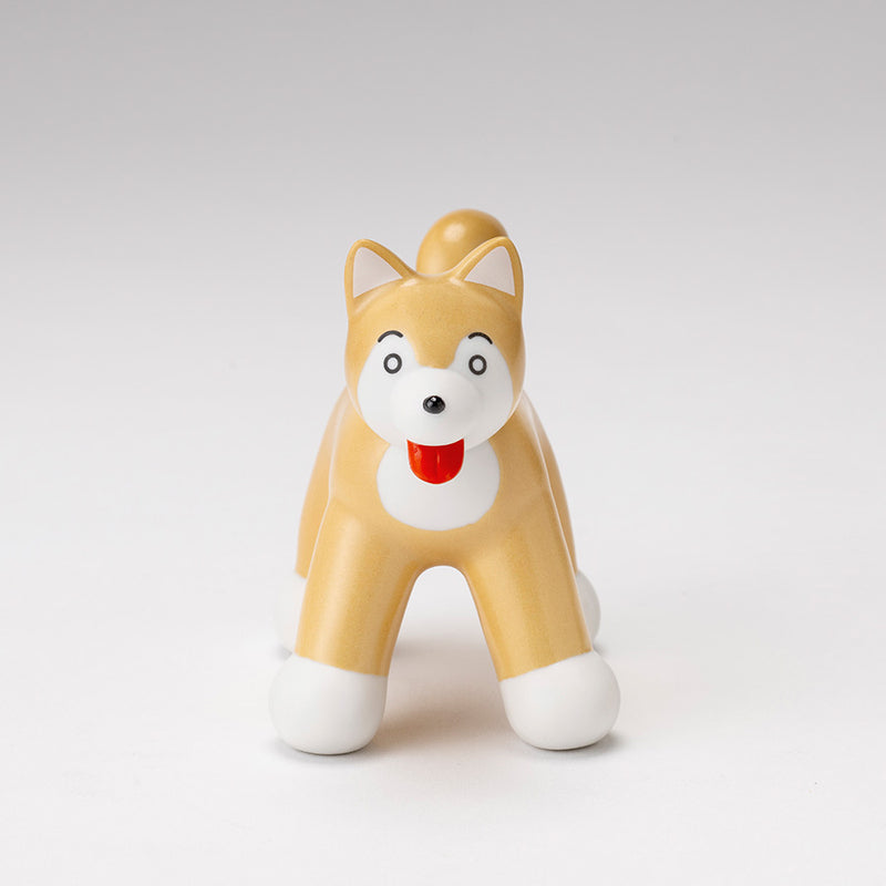 unpis 瀬戸焼置物「DOG B」(茶柴)