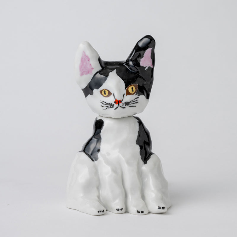 ミロコマチコ 瀬戸焼置物「おぼろづき」