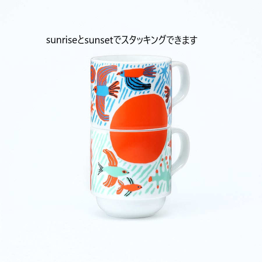 ミロコマチコ マグカップ「sunrise」 – 中外陶園オンラインストア