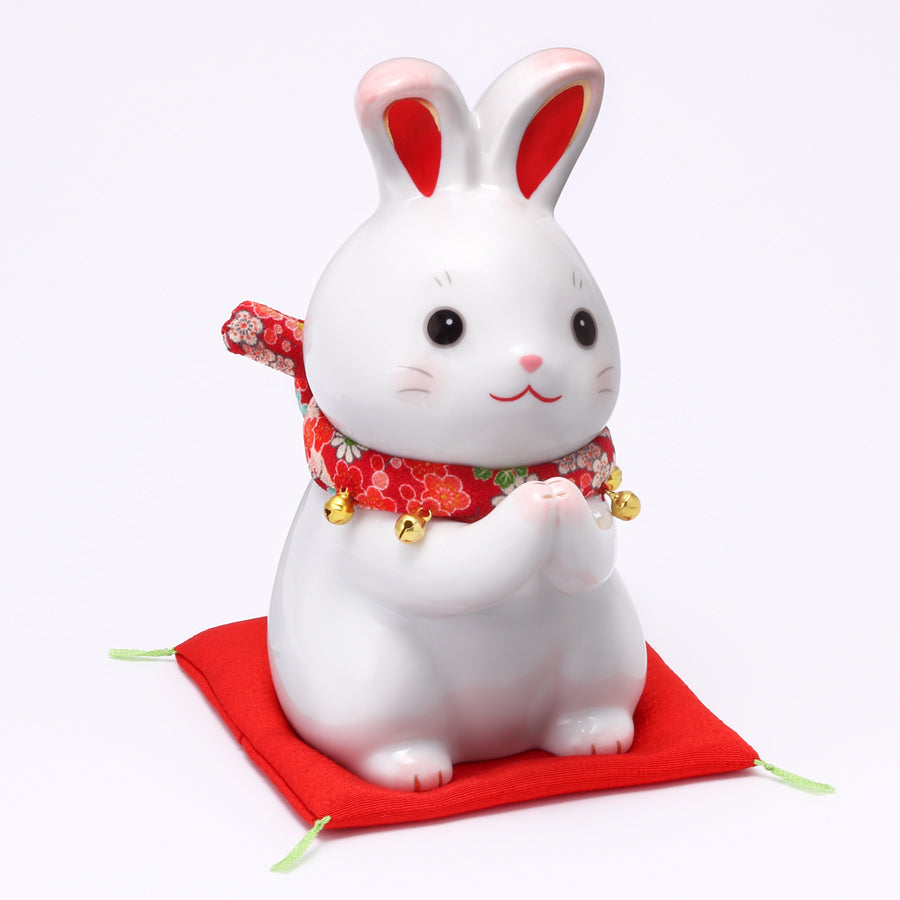 彩絵ふく福お願いうさぎ(貯金箱) – 中外陶園オンラインストア
