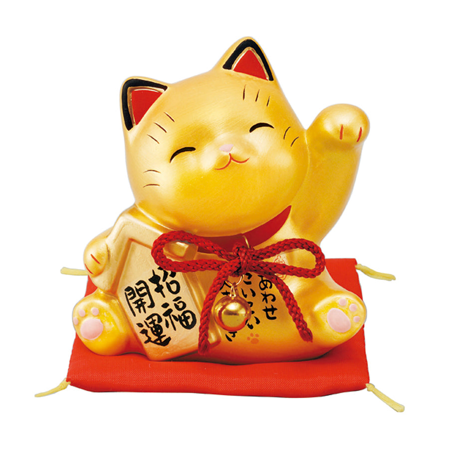 彩耀人招き猫(金) – 中外陶園オンラインストア