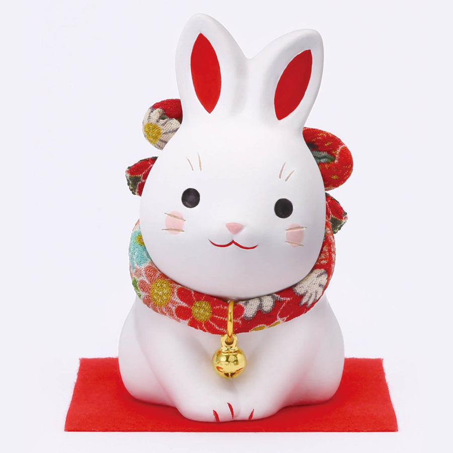 錦彩うさぎ(ふく福おじぎ) – 中外陶園オンラインストア