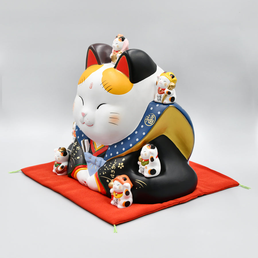 お正月飾り、熊手　猫ちゃんの七福神　　『無病息災』『開運招福』 backend=imagemagick;version=1;