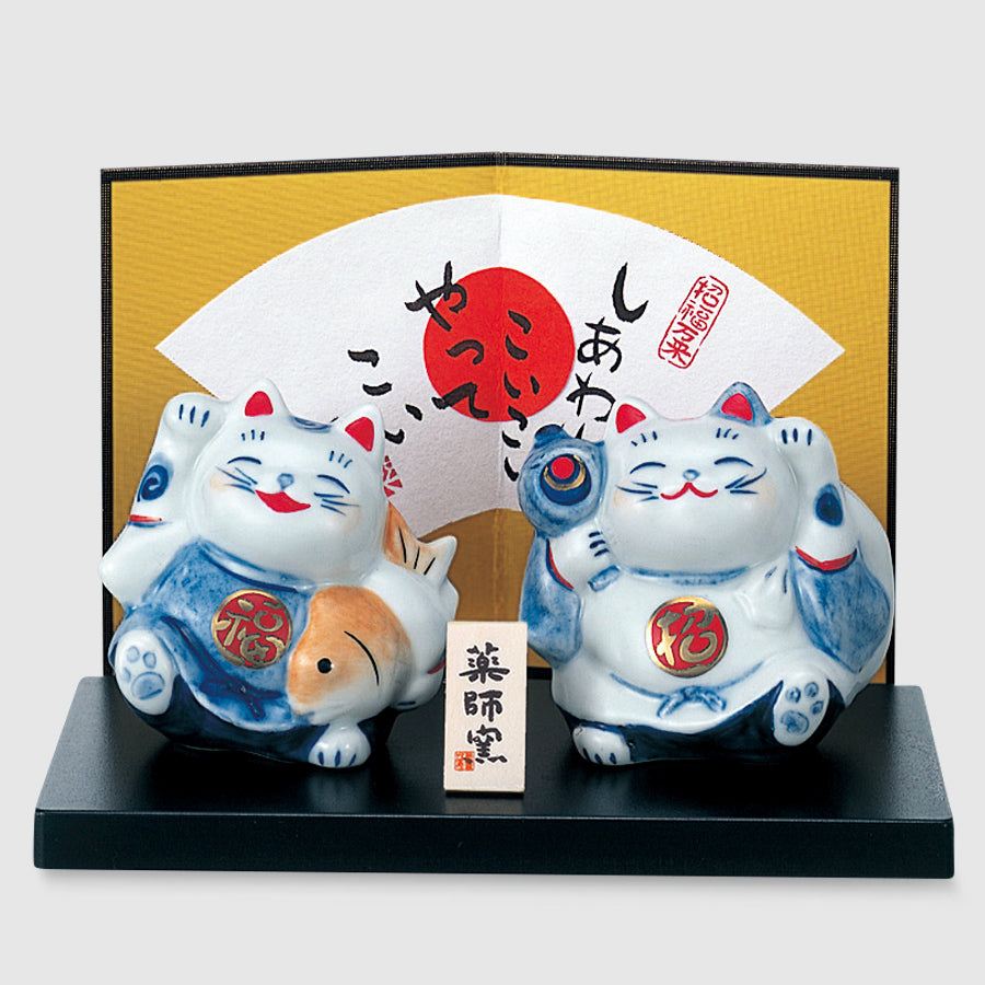 染錦福の神招き猫 – 中外陶園オンラインストア