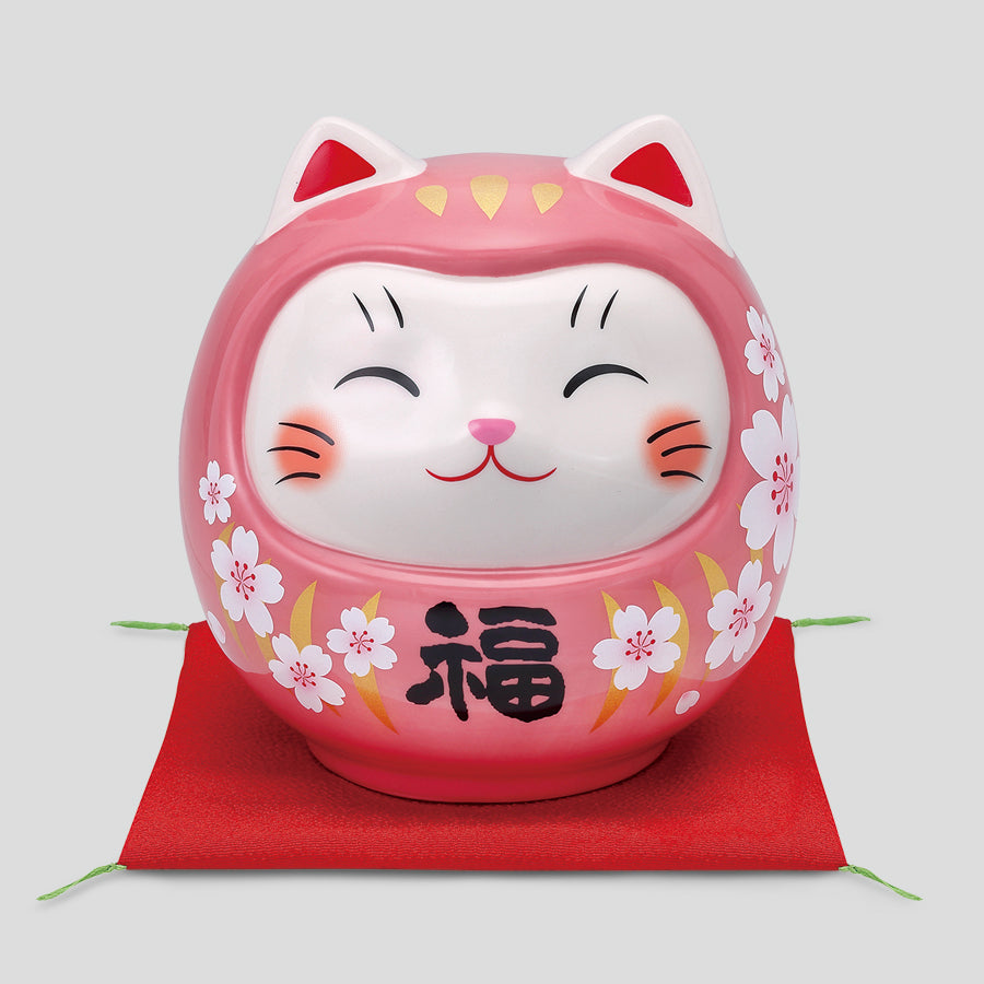 ミニ招き猫 5点セット 和風 開運 だるま招き猫 装飾品｜Yahoo