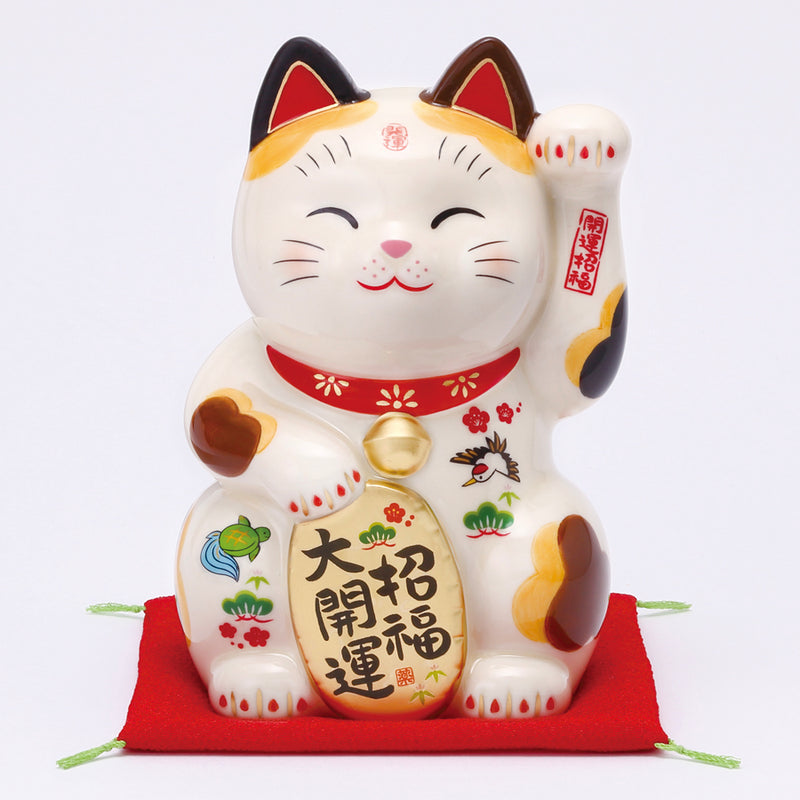 彩絵招福大開運招き猫(5号)