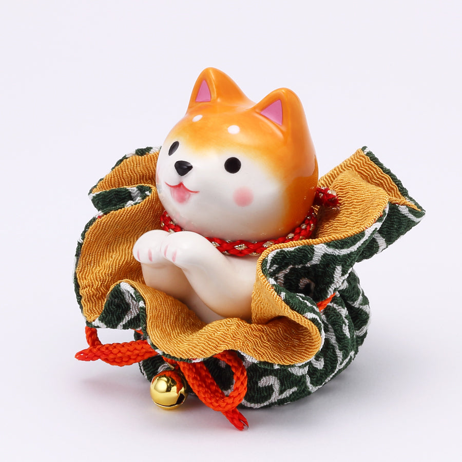 わんこ日和おねだり柴犬(ふく福巾着) – 中外陶園オンラインストア わんこ日和おねだり柴犬(ふく福巾着) – 中外陶園オンラインストア